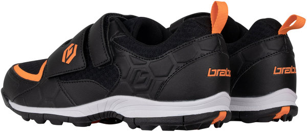 Brabo Velcro Shoe (Feld) - Schwarz/Orange